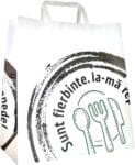 Caracteristici:Hartie alba 70gr/mpDesign atractivPrezentarea produselor alimentare cu design elegantPotrivita pentru gama larga de produseIdeal pentru restaurante