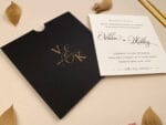 Invitatii nunta negru 13