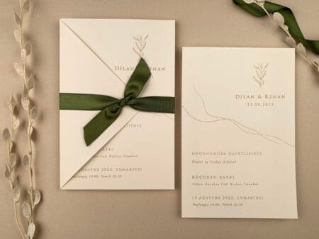 Invitatii nunta verde 20