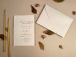 Invitatii nunta alb 18×12 cm
