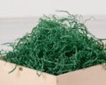 Umplutura cutii din hartie zig-zag nuanta verde 1kg