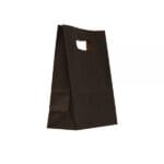 Punga hartie NEGRU cu maner decupat 14x7x21 cm 1 Punga hartie NEGRU cu maner decupat 14x7x21 cm