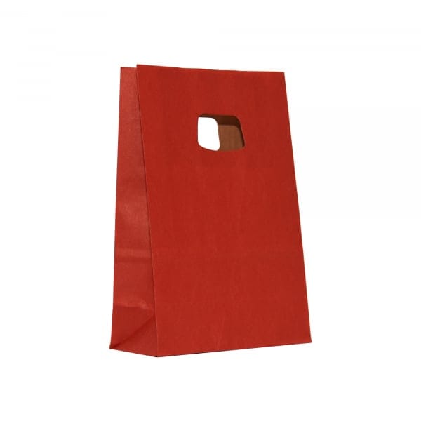 Punga hartie GRENA cu maner decupat 14x7x21cm Punga hartie GRENA cu maner decupat 14x7x21cm