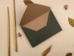 Plicuri bani elegante nunta 10 x 15cm verde