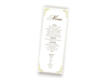 Meniu nunta elegant 7.5 × 20cm auriu 1 Meniu nunta elegant 7.5 × 20cm auriu