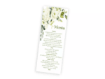 Meniu nunta elegant 7.5 × 20cm verde 1 Meniu nunta elegant 7.5 × 20cm verde