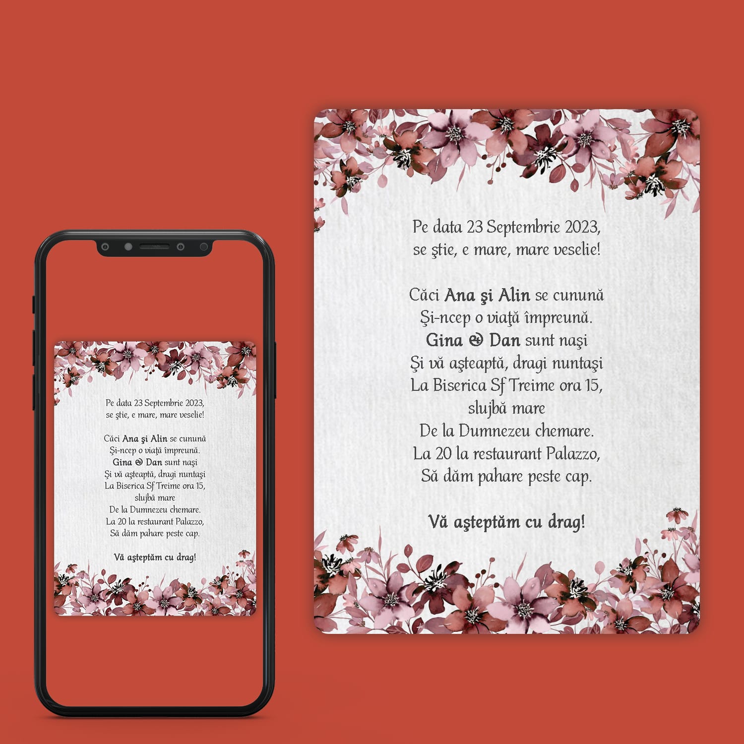 63e53f6f Invitatie digitala nunta cu flori