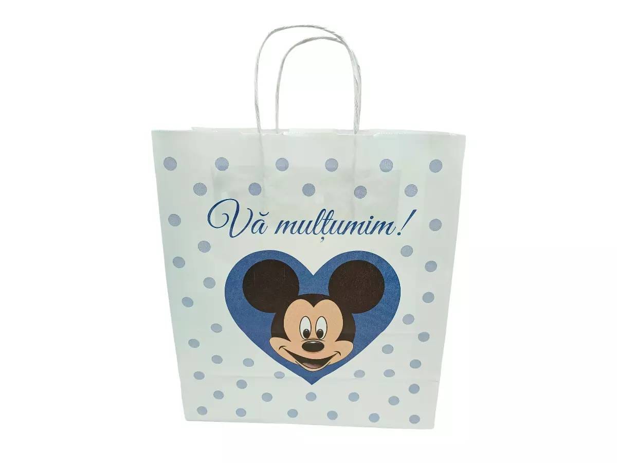 Marturii botez Set 7-Mickey: Pungi, Sticle 200ml, Cutii 200g Marturii botez Set 7-Mickey: Pungi, Sticle 200ml, Cutii 200g