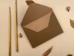 Plicuri bani elegante nunta 10 x 15cm maro