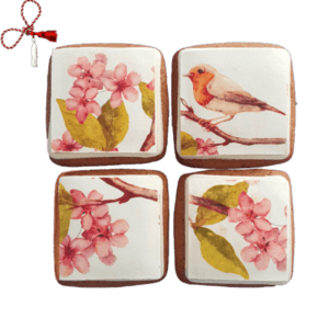 Set Turta dulce pasarele in cires