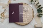 Invitatie nunta visiniu 11