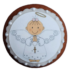 Turta dulce ingeras alb