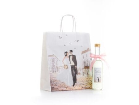 SET Marturie nunta 2 Pungi Sticle 200ml 447