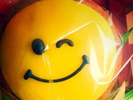 Turta dulce smiley face 9 cm