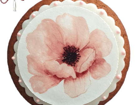 Turta dulce floare de mac
