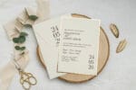 Invitatie nunta crem 15 × 11