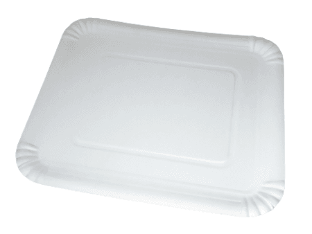 SET Tavite carton albe 19 x 23cm 10buc/set