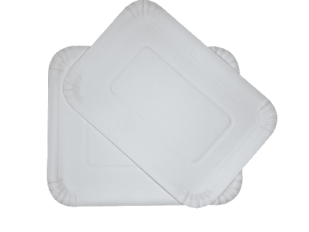SET Tavite carton albe 16 x 23cm 10buc/set