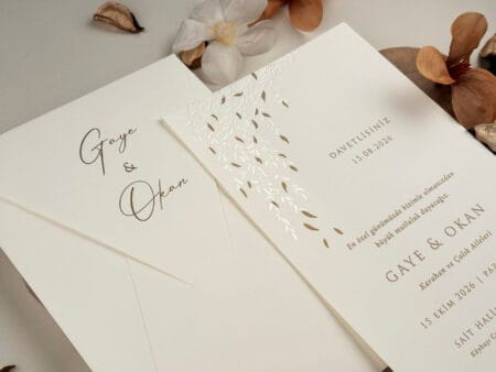 Invitații de nuntă elegante și rafinate 13315-elite