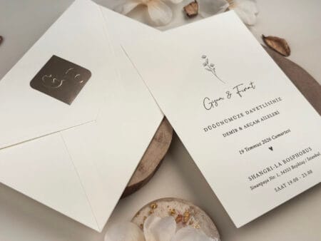 Invitatie nunta cu plic inclus 13314-elite