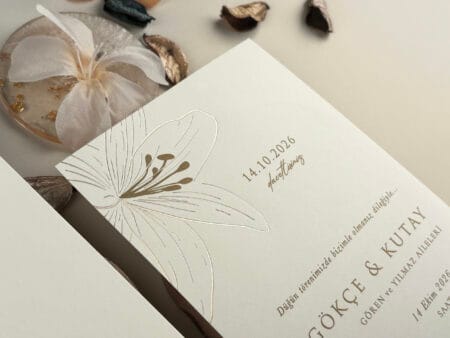 Invitatie nunta cu crini 13310-elite