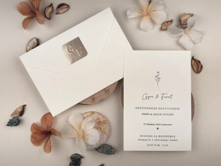 Invitatie nunta cu plic inclus 13314-elite