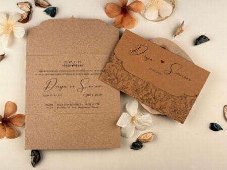 Invitatie nunta din carton craft 85852-elite