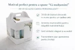 SET marturie nunta cu trandafiri Cutie 14 Roses