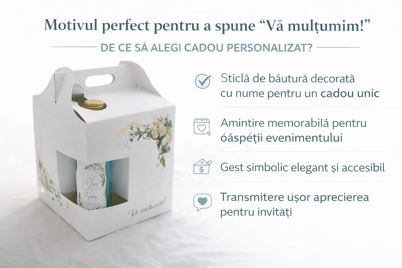 SET marturie nunta cu trandafiri Cutie 14 Roses SET marturie nunta cu trandafiri Cutie 14 Roses
