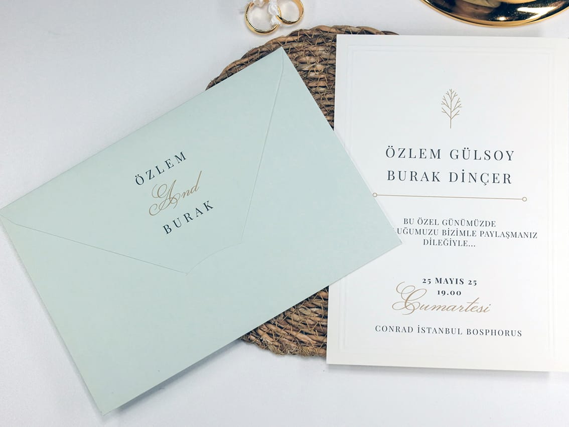 Invitatie nunta plic albastru 2440 Invitatie nunta plic albastru 2440