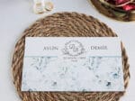 Invitatie nunta 2512 albastra