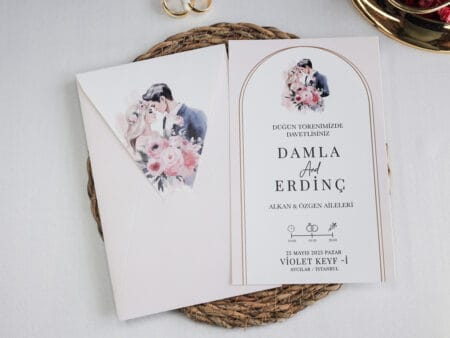 Invitatie nunta mireasa si mire 2484