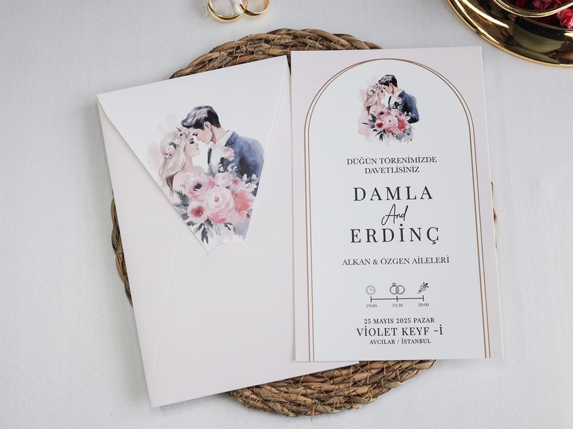 ebbde4dc Invitatie nunta mireasa si mire 2484