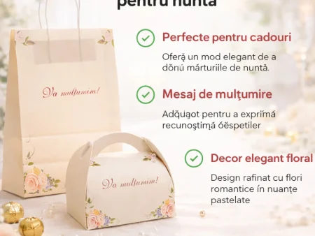 Set nunta Punga Cutie N20 - Ambalaj deosebit pentru momentele speciale