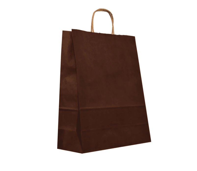 Sacosa hartie kraft cu maner rasucit, ciocolatiu, cadouri, cumparaturi, 90g, 25x11x31 cm Sacosa hartie kraft cu maner rasucit, ciocolatiu, cadouri, cumparaturi, 90g, 25x11x31 cm