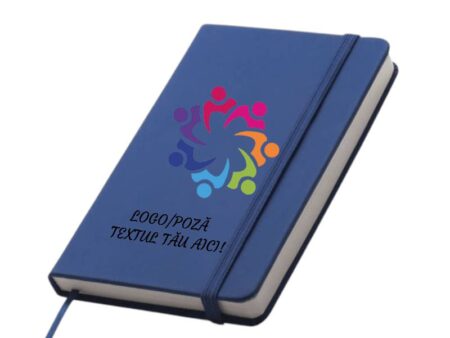 Notebook, albastru, marturia ideala, personalizat, pentru nunta sau botez, A6