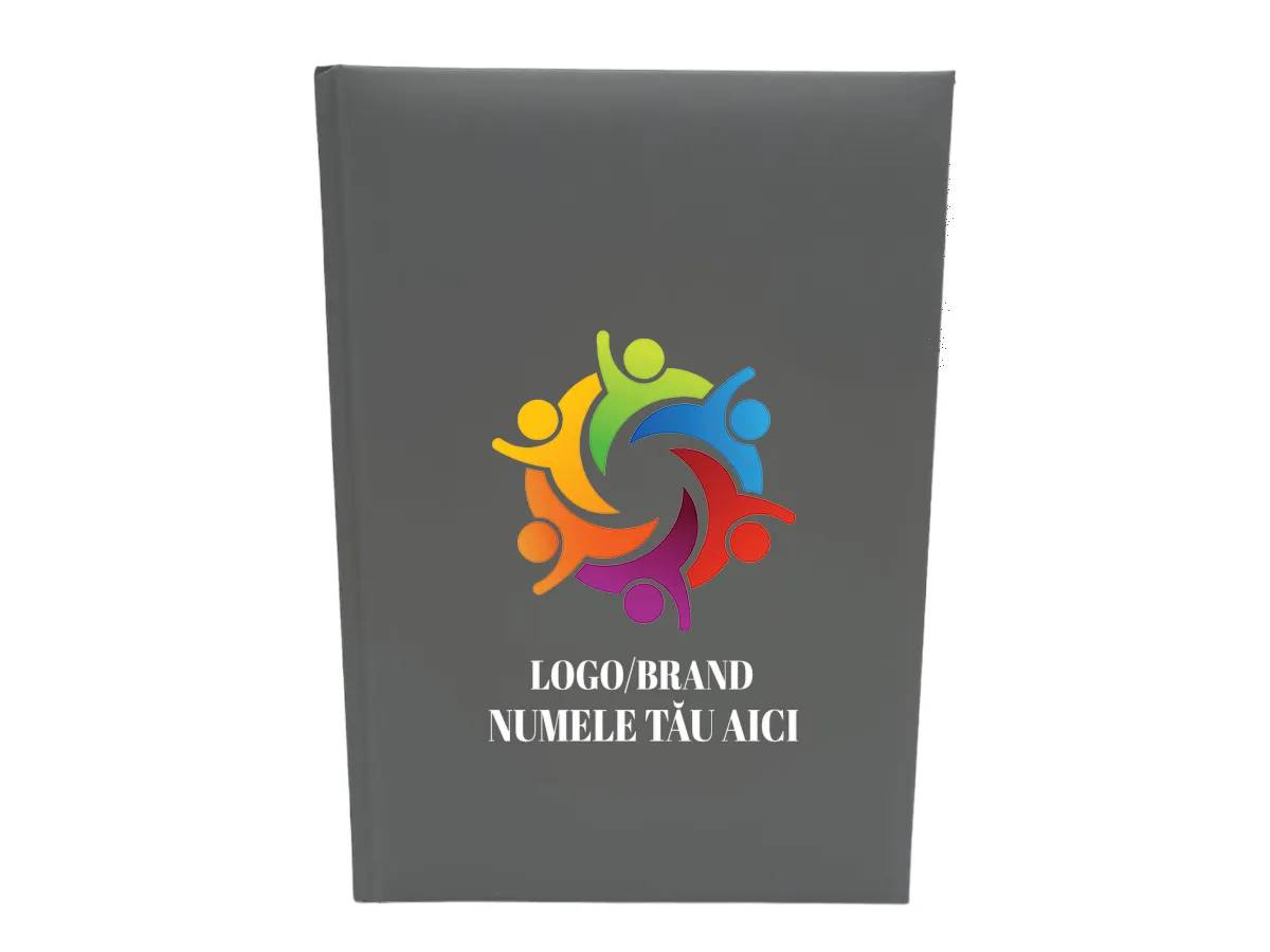 agenda personalizata A5, hartie alba neliniata, flexibila, fara data agenda personalizata A5, hartie alba neliniata, flexibila, fara data