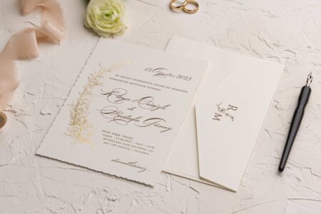Invitatii de nunta elegante printate sau digitale