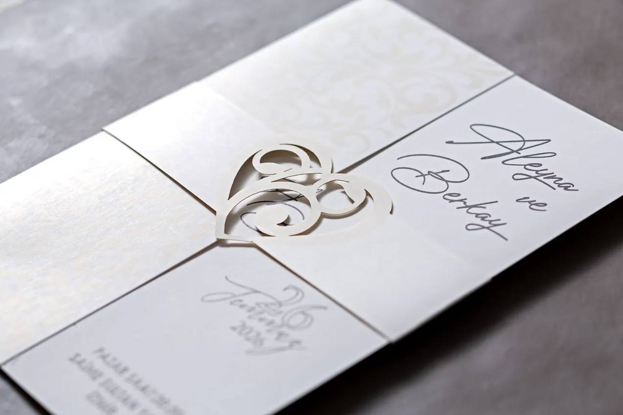 Invitatie nunta alba 7125 Invitatie nunta alba 7125
