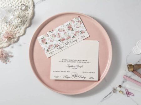 Invitatie nunta clasica 7047