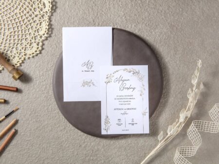 Invitatie nunta cu plic 7090