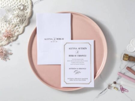 Invitatii nunta elegante 7082