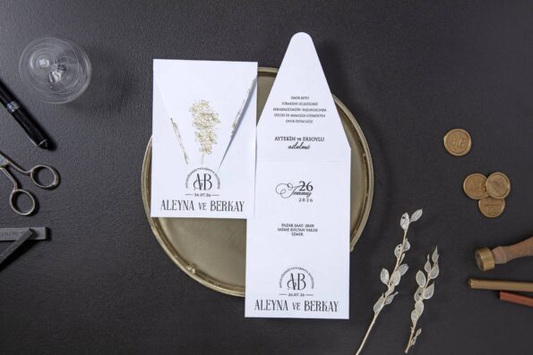 Cum sa creezi invitatii de nunta perfecte? - Ghid complet. 4 detalii importante Invitatie nunta 7128