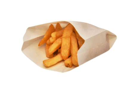 Punga cartofi 15x9x31cm 1000buc hartie alba