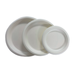 Farfurie rotunda din trestie zahar 17cm SET 50buc 1 Farfurie rotunda din trestie zahar 23 cm SET 50buc