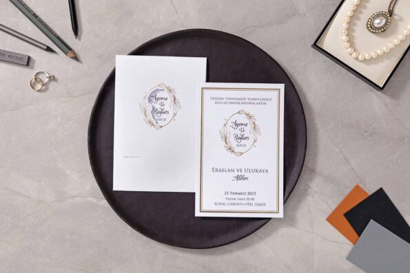 Invitatii de nunta pentru organizare perfecta Invitatii nunta elegante 10609