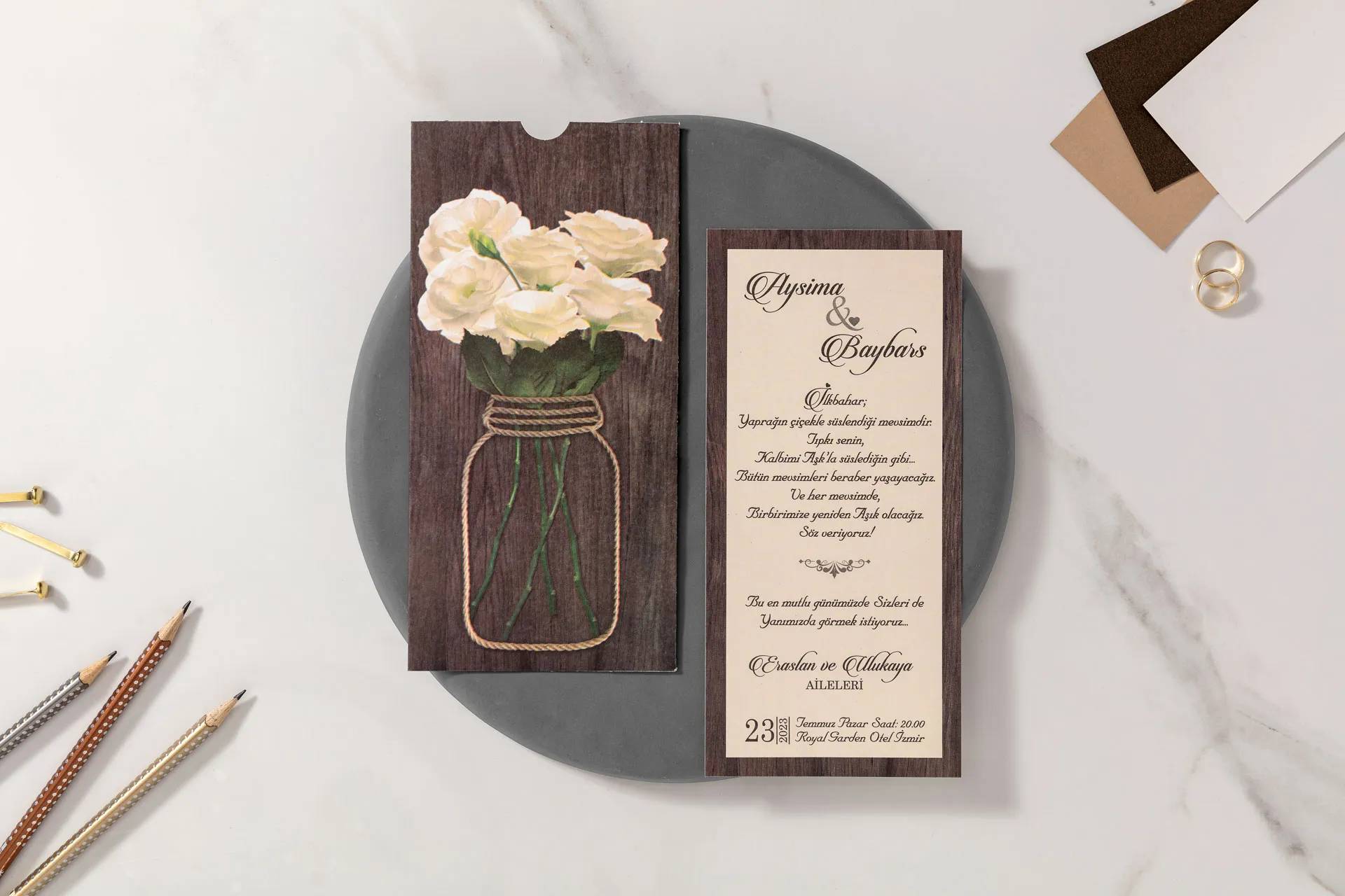 Invitatii nunta elegante 10526 Invitatii nunta elegante 10526