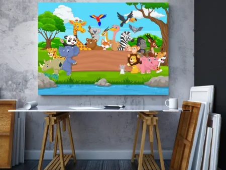 Tablou canvas animale jungla