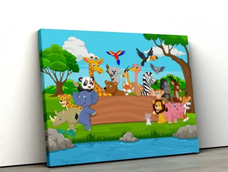 Tablou canvas animale jungla