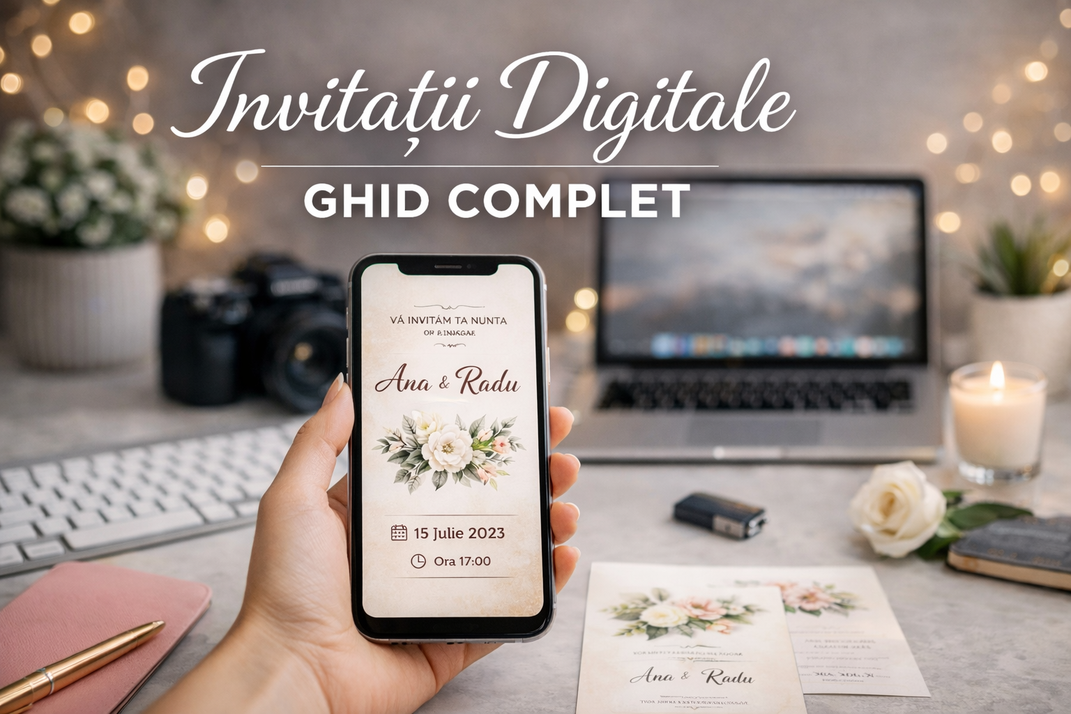 Invitatii Digitale Ghid Complet pentru Comanda si Avantaje